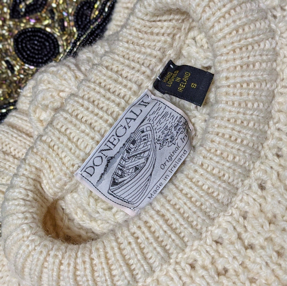 VTG Never Worn Donegal II Orig Irish Wool Sweater
